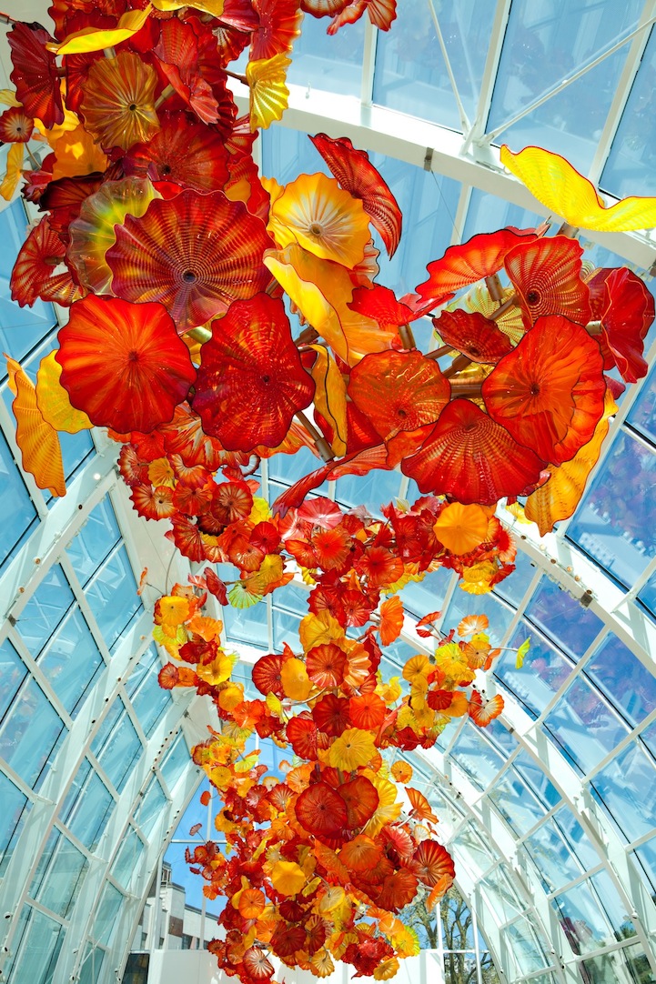 Beautiful Glass Sculpture Garden By Artist Dale Chihuly