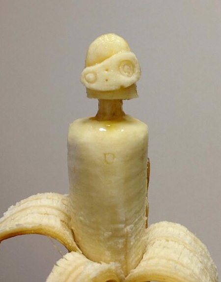 Creative Three Dimensional Banana Sculptures
