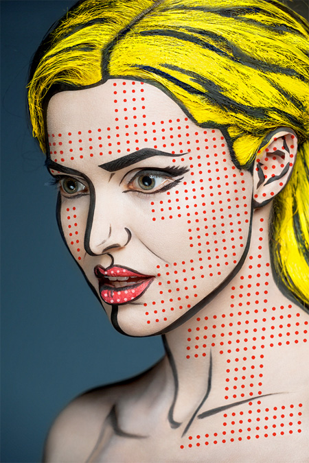 amazing-cool-art-models-faces-2D-oil-paintings