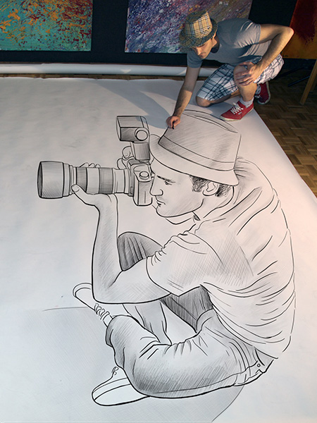 Creative 3D pencil drawings by Ben Heine – Vuing.com