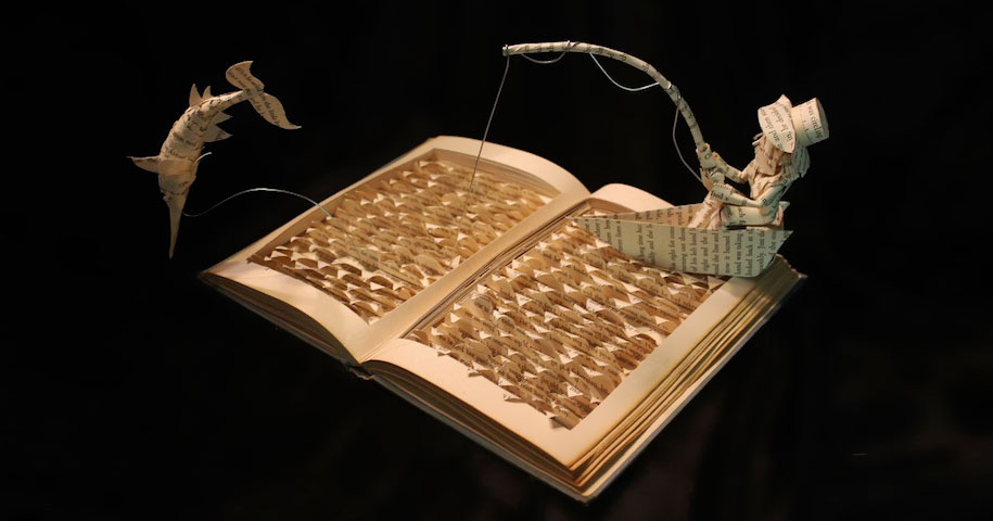 Paper sculptures depicting wondrous worlds from books – Vuing.com