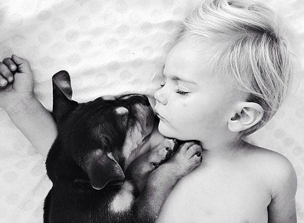 lovely-funny-cute-pictures-toddler-sleeping-with-puppy-dog (11)