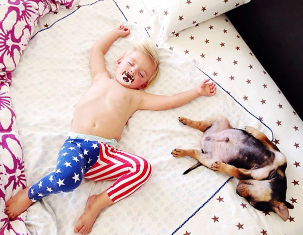 lovely-funny-cute-pictures-toddler-sleeping-with-puppy-dog (12)