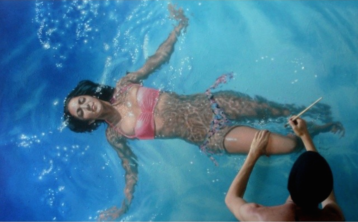 Incredibly-Realistic-Lifelike-Paintings-swimming-people-water (4)