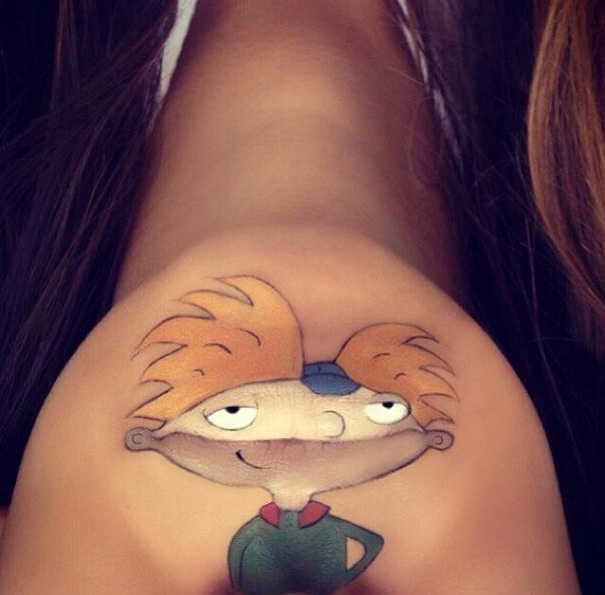 funny-face-paintings-Cartoon-Characters (3)