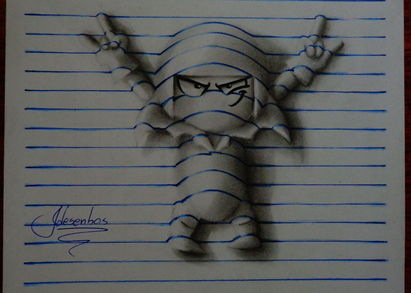funny-3d-line-drawings-doodles-notepad-art (1)