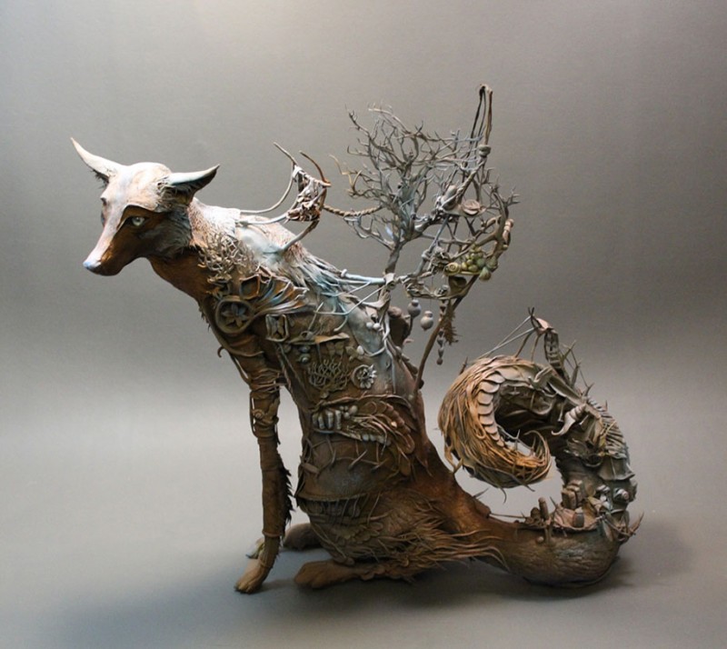 amazing-fantasy-animal-plant-fusion-clay-sculpture (18)