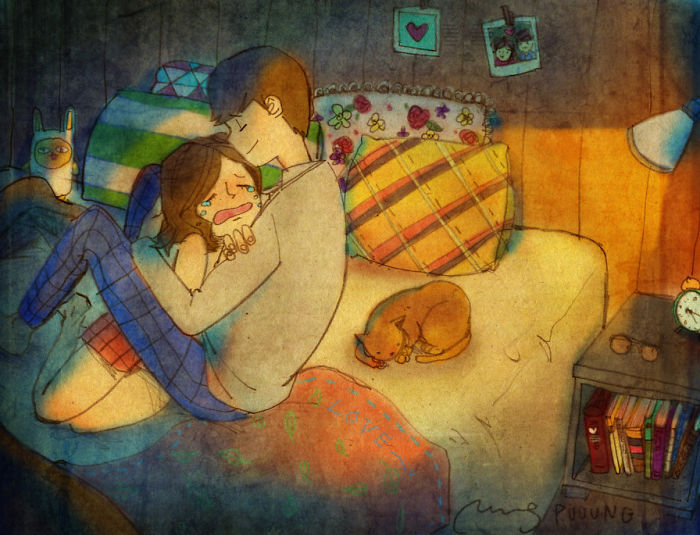adorable-sweet-couple-romantic-love-illustrations-drawings (15)