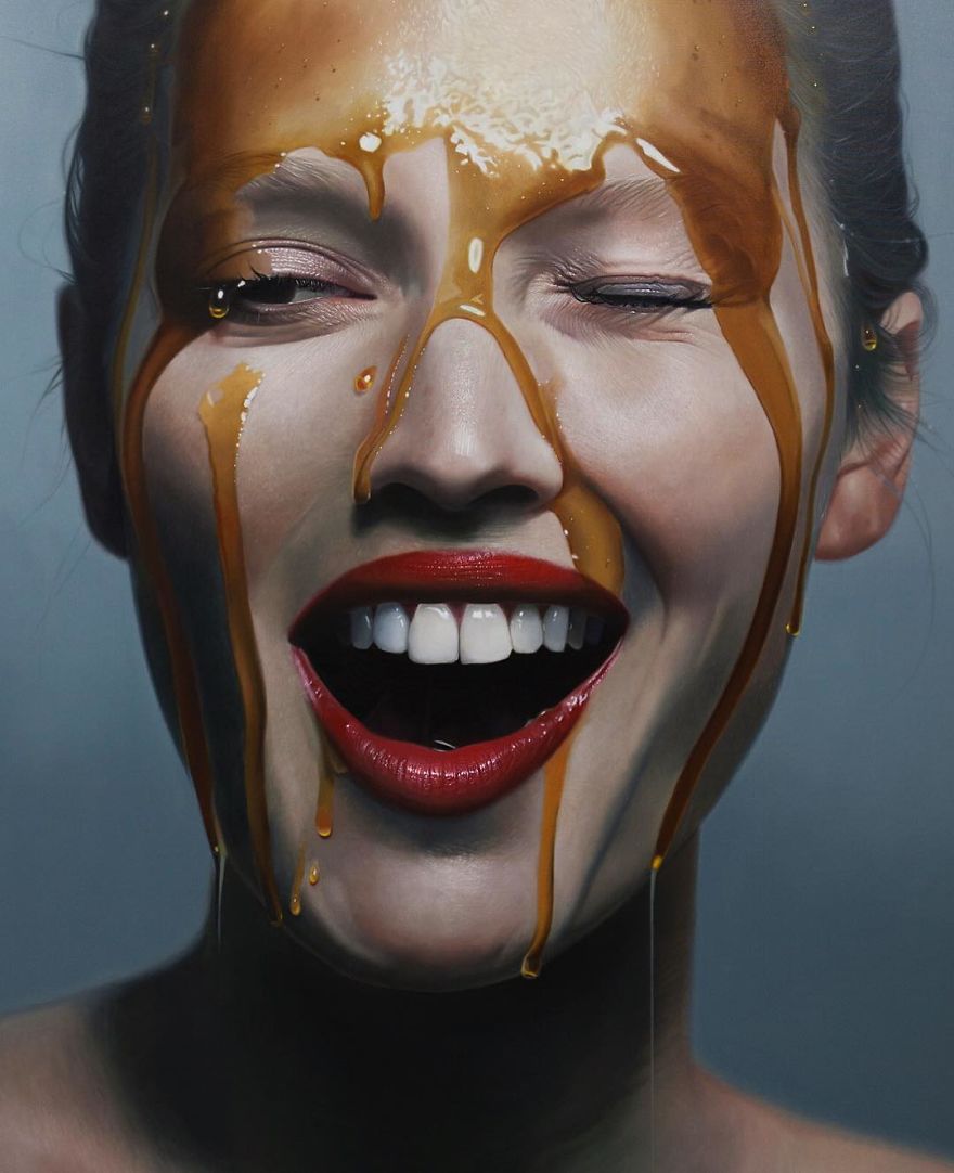 Photorealistic portraits created by German artist with amazing