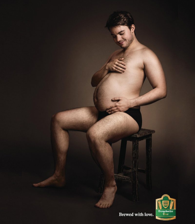 creative-funny-beer-ad-pregnant-men-beer-bumps-bellies (2)