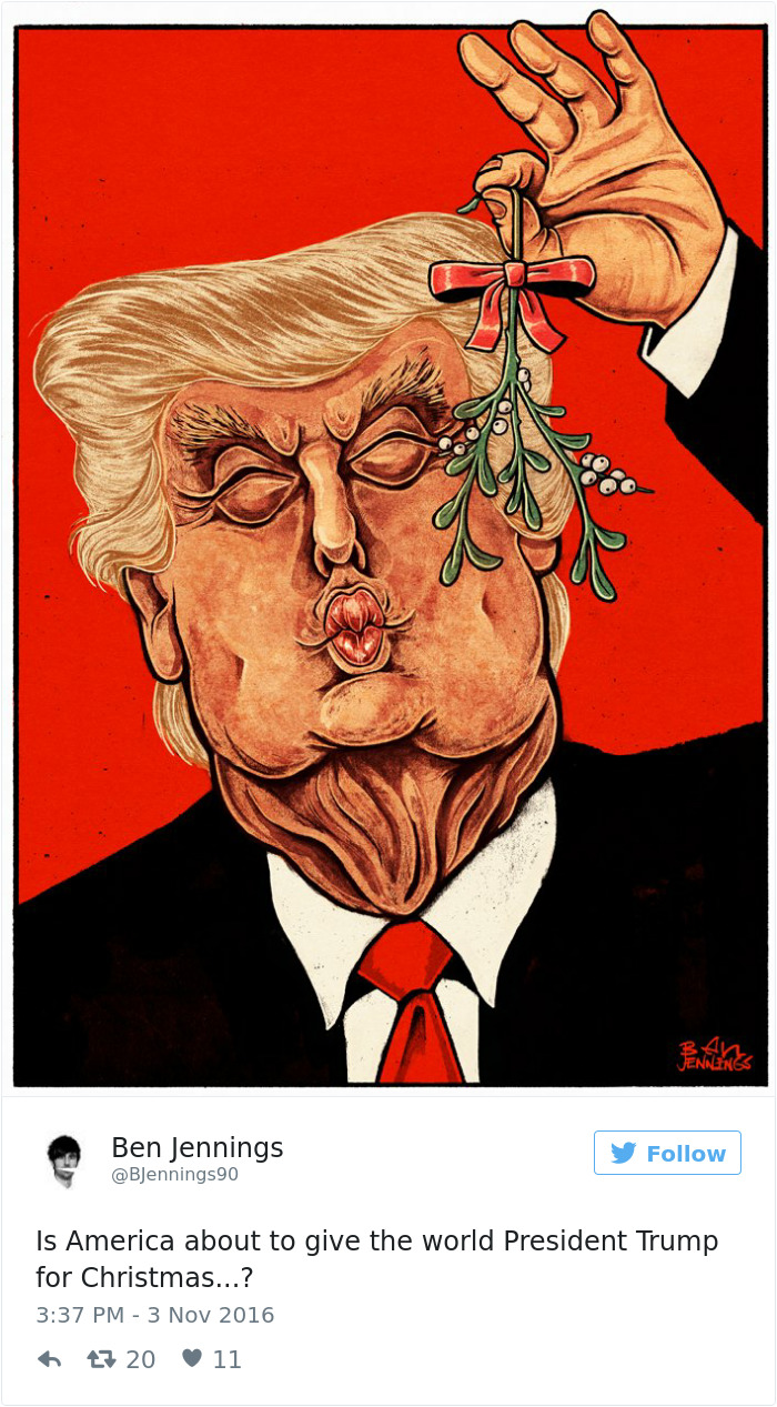 ironic-funny-donald-trump-presidency-illustrations-political-caricatures-comics-3