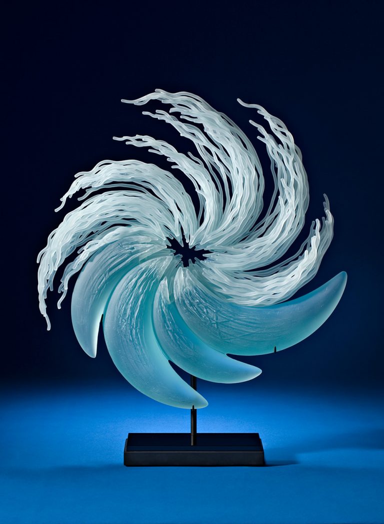 Seathemed glass sculptures by K. William LeQuier