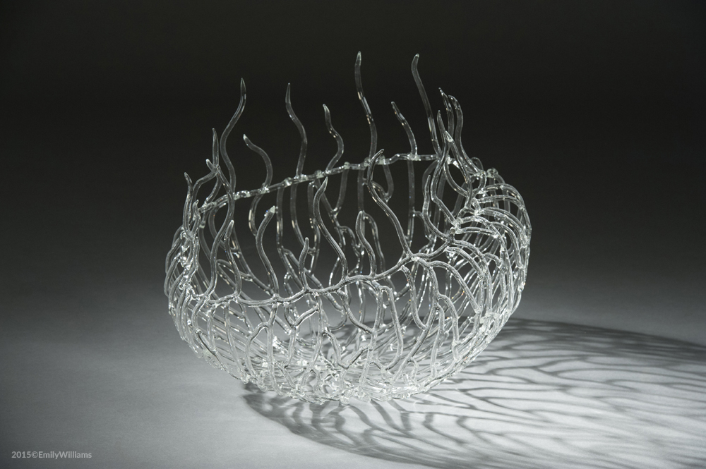 glass sea sculptures williams emily jellyfish fragile water works delicate stunning flameworked fire