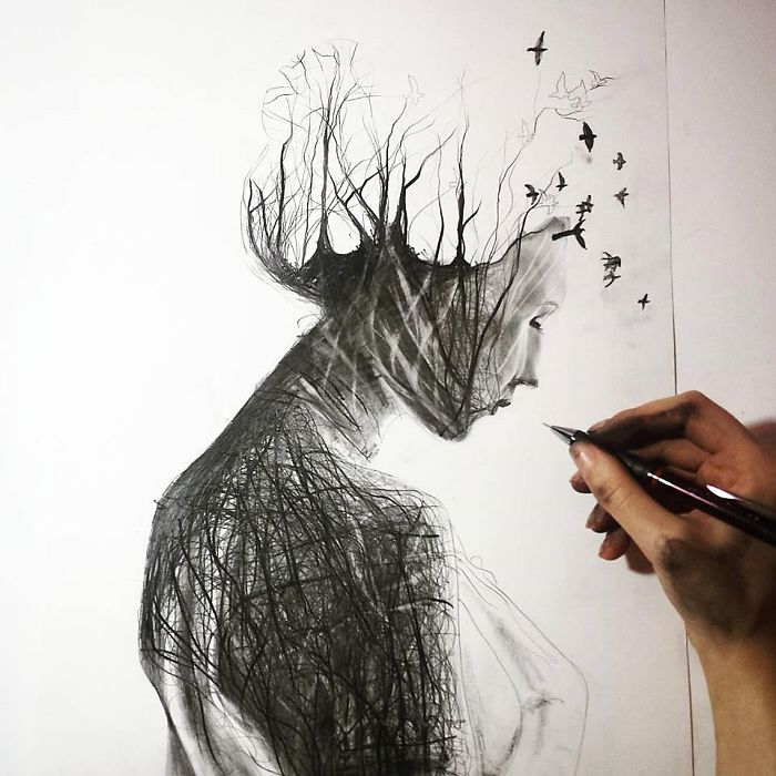 Fantastic pencil portraits of Mother Nature – Vuing.com