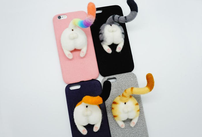 Cute animal butt phone cases – 