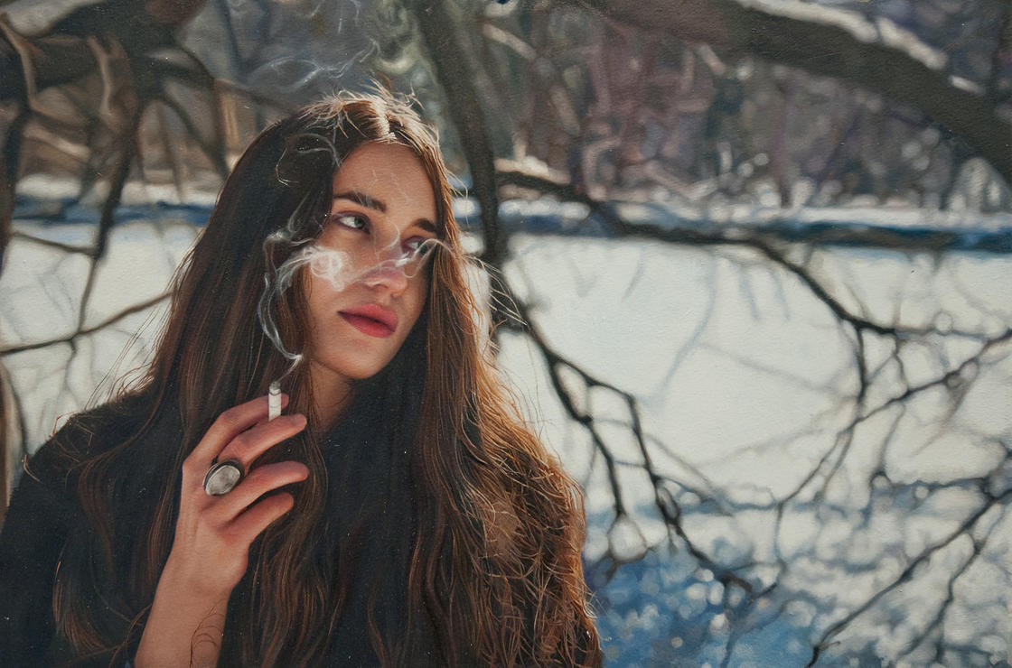 Ultra Realistic Oil Paintings Of Girl Portraits Created By Artist Yigal