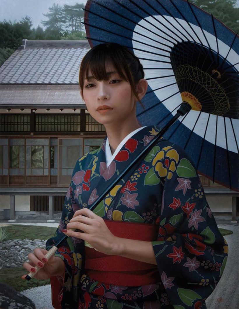 Amazingly Photorealistic Paintings Of Japanese Girls Vuing Com