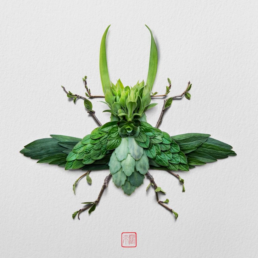 Exotic animal-shaped flower arrangements by Raku Inoue – 