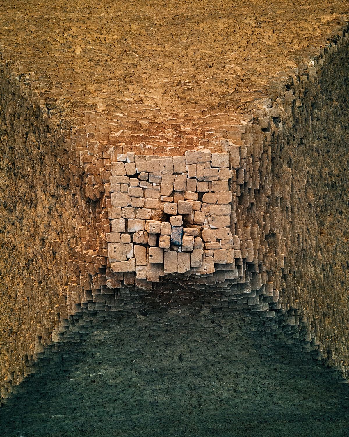 Spectacular And Unique View Of The Great Pyramid Of Giza